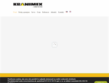 Tablet Screenshot of kranimex.sk